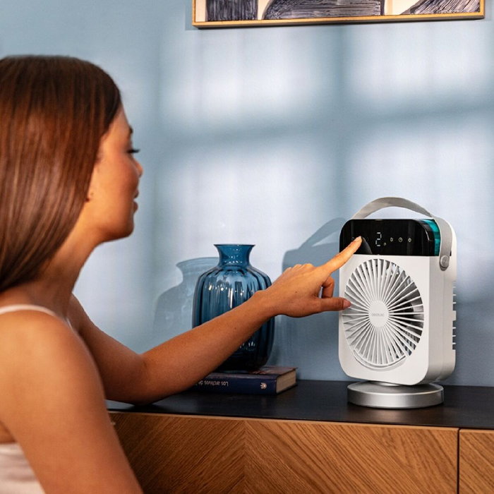 Climatiseur Évaporation Portable Cecotec Blanc Climatiseur Évaporation Portable Cecotec Blanc