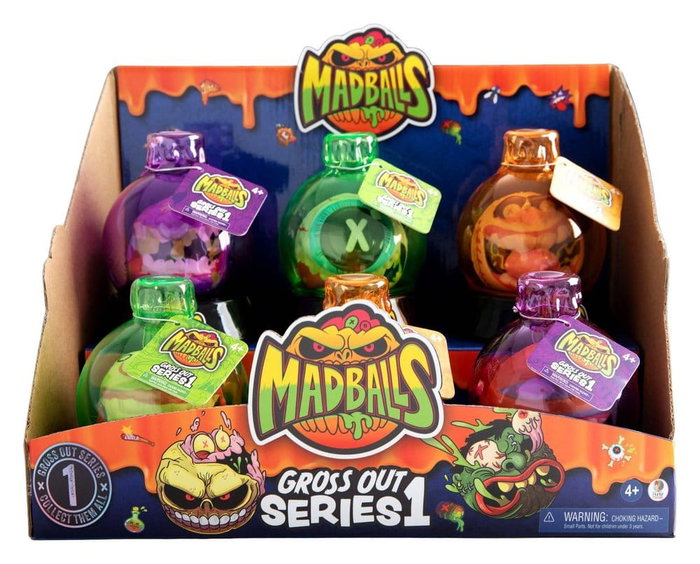 Hunter Products Mad Balls assortiment balles rebondissantes Gross Out Series 1 (12)