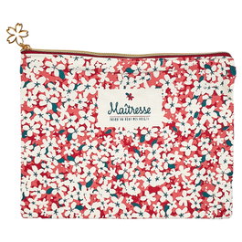 The Concept Factory Trousse de voyage à imprimé floral 20x15 cm