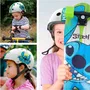 Casque de skate pour enfant Disney - Personnage Stitch - Protection EPS/ABS - Tour de tête réglable 53-57 cm - Aérations et confort optimal