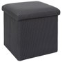 Home Deco Factory Pouf Pliable Atom Gris