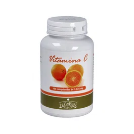 JELLYBELL Vitamine C 1000 mg, 100 comprimés - Complément alimentaire immunité
