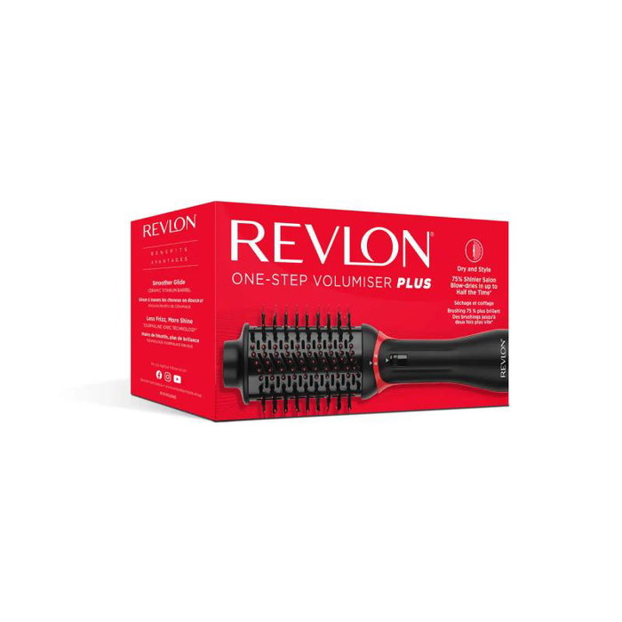 Revlon One-Step Volumizer Plus RVDR5298E - Brosse soufflante Noir et rouge Revlon One-Step Volumizer Plus RVDR5298E - Brosse soufflante Noir et rouge