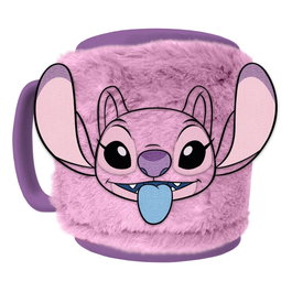 Pyramid International Mug Lilo & Stitch Fuzzy Angel avec housse en peluche