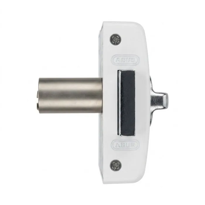 Abus Verrou de porte haute sécurité VP12R CB 40 W blanc à bouton 12 goupilles