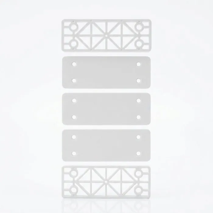 Abus Verrou de porte haute sécurité VP12R CB 40 W blanc à bouton 12 goupilles