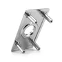Abus Verrou de porte haute sécurité VP12R CB 40 W blanc à bouton 12 goupilles