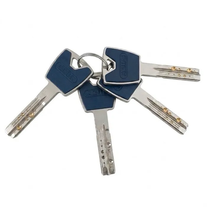 Abus Verrou de porte haute sécurité VP12R CB 40 W blanc à bouton 12 goupilles