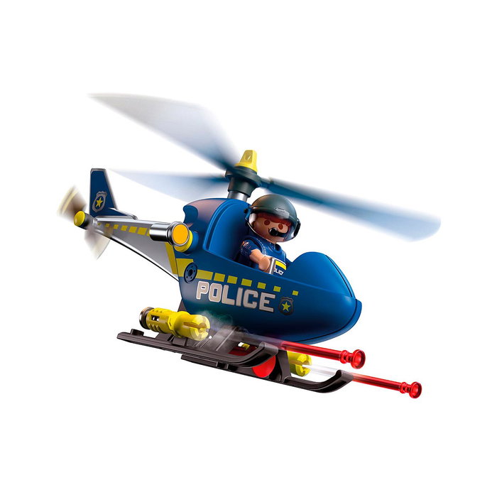Playmobil Hélicoptère de Police avec Radar City Action 72080 Playmobil Hélicoptère de Police avec Radar City Action 72080
