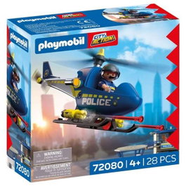 Playmobil Hélicoptère de Police avec Radar City Action 72080