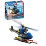 Playmobil 72080 Hélicoptère de Police - Jouet Figurine pour Enfants avec Missions et Aventures de Secours
