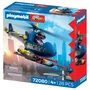 Playmobil 72080 Hélicoptère de Police - Jouet Figurine pour Enfants avec Missions et Aventures de Secours