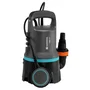 Gardena Pompe d'évacuation pour eaux chargées 9000 (9040-20) - 300W, débit max 9000 l/h, pression max 0.6 bar, diamètre de particules 25mm