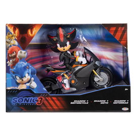 JAKKS PACIFIC - Playset Véhicule Shadow Sonic 3 - Moto Shadow - Figure de 13 cm