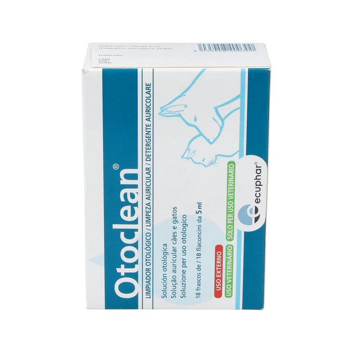 ECUPHAR VET Otoclean Limp Otico 18 flacons de 5 ml ECUPHAR VET Otoclean Limp Otico 18 flacons de 5 ml