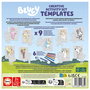 Educa Kit Créatif Modèle d'Activité Bluey 19886 pour Enfants - Création Art et Développement de la Concentration - Dès 3 Ans
