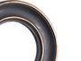 GifTdecor lot de 3 miroirs ronds noirs et dorés 76 x 2.5 x 26 cm (Set de 8)