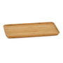 Andrea House Bandeja décorative en bambou rectangulaire beige 27 x 15 x 1,5 cm