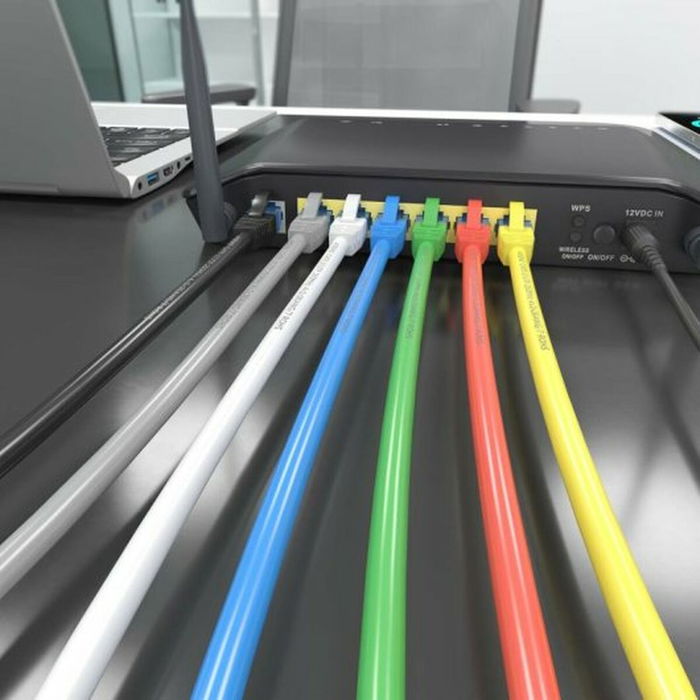 Câble Réseau Rigide UTP 6ème Catégorie Aisens A135-0783 Gris 15 m