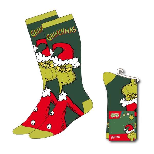 Cerdá Chaussettes The Grinch Noël Adulte Taille Unique 38/45 Cerdá Chaussettes The Grinch Noël Adulte Taille Unique 38/45