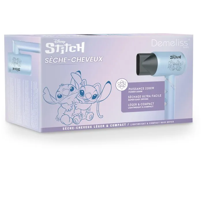 Demeliss Sèche-cheveux Disney Stitch Compact