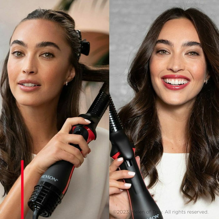 Revlon Multistyler One-Step RVDR5333 3-en-1 Noir et rouge Revlon Multistyler One-Step RVDR5333 3-en-1 Noir et rouge
