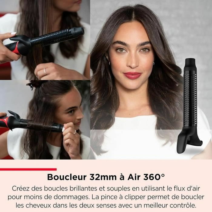 Revlon Multistyler One-Step RVDR5333 3-en-1 Noir et rouge Revlon Multistyler One-Step RVDR5333 3-en-1 Noir et rouge