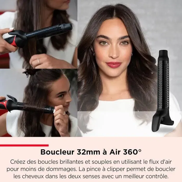 Revlon RVDR5333 Brosse Coiffante Multistyler One-Step 3-en-1 - 64 mm, 4 Températures Réglables, Sèche, Boucle et Coiffe