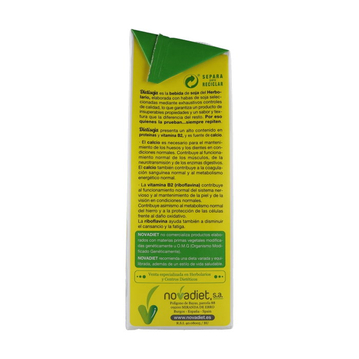 NOVADIET Dietisoja Boisson de Soja 1L (Lot de 6)