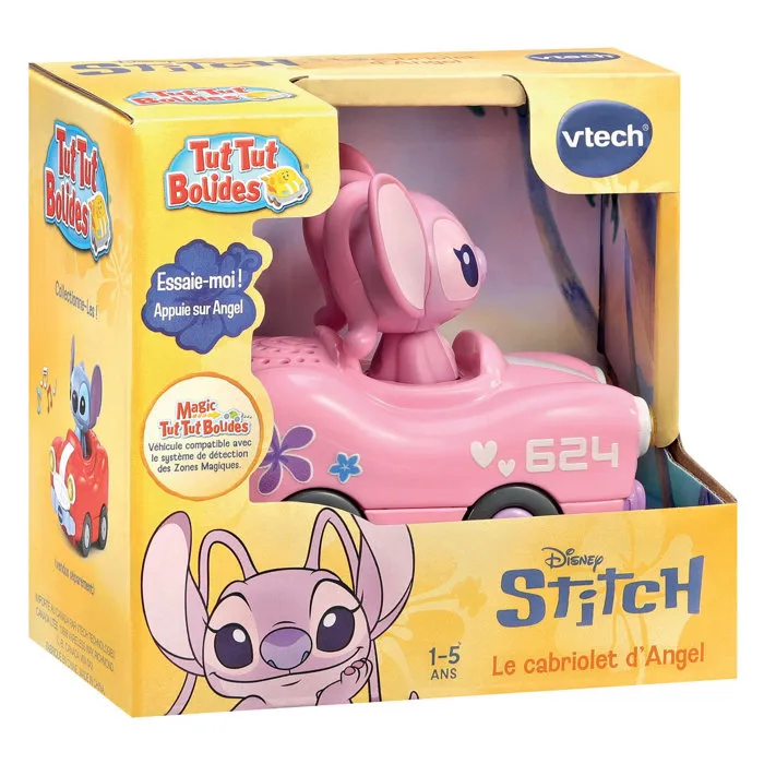 Vtech Tut Tut Bolides Stitch - Véhicules Multicolores