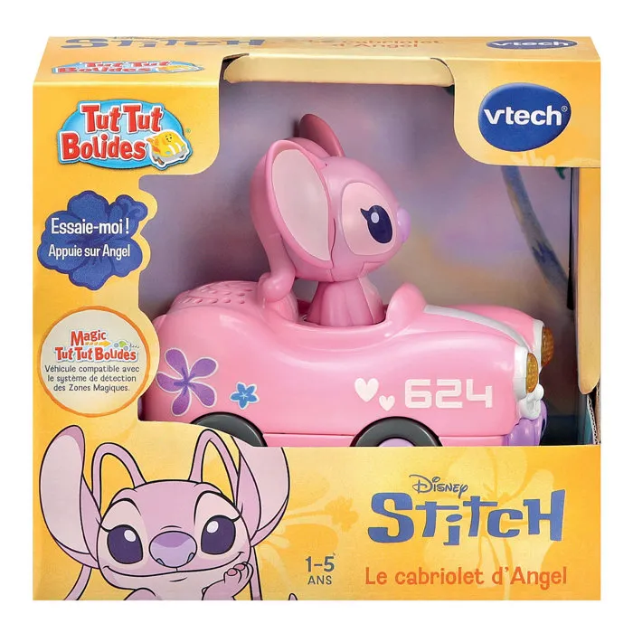 Vtech Tut Tut Bolides Stitch - Véhicules Multicolores