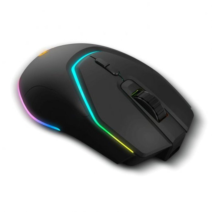 Krom Kabala Combo Clavier et Souris Gaming Sans Fil RGB QWERTY Espagnol Noir Multicouleur