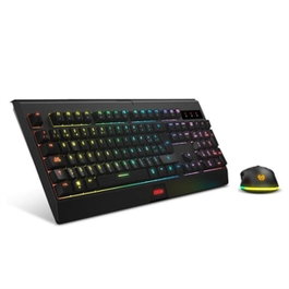 Krom Kabala Pack Clavier et Souris Gaming Sans Fil RGB Rainbow
