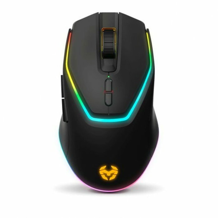 Krom Kabala Combo Clavier et Souris Gaming Sans Fil RGB QWERTY Espagnol Noir Multicouleur
