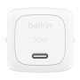 Belkin WCA008KQ1MWH-B6 Chargeur mural Boost Charge USB-C 30 W Blanc