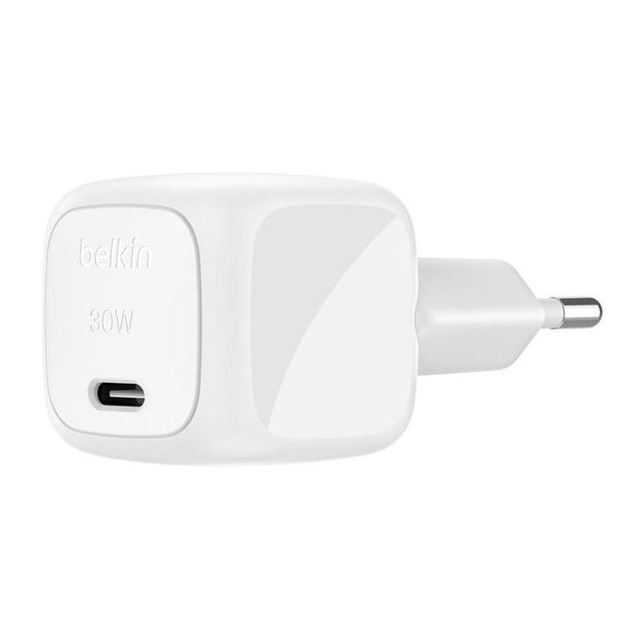 Belkin WCA008KQ1MWH-B6 Chargeur mural Boost Charge USB-C 30 W Blanc