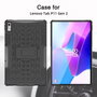 eSTUFF Housse et Support PORTLAND pour Lenovo Tab P11 2e génération - Housse de Protection avec Pied Pliable - Noir