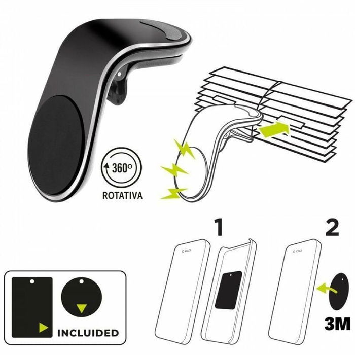 Support pour mobiles Muvit MCCHL0007 Noir