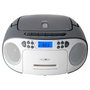 Reflexion RCR2260 Boombox Radio-CD-Kassette blanc/gris
