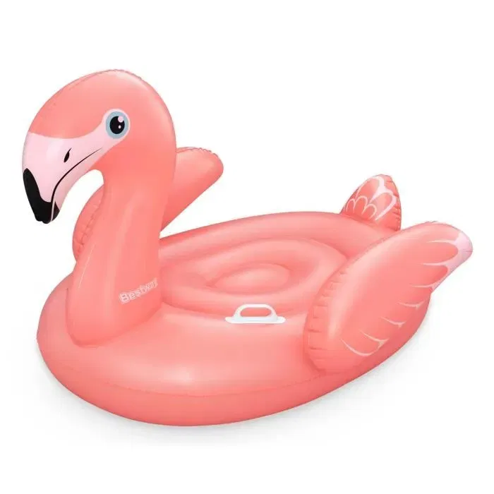 Bestway Bouée à Chevaucher Flamant Rose - 138 x 107 cm Bestway Bouée à Chevaucher Flamant Rose - 138 x 107 cm