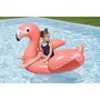 Bestway Bouée à Chevaucher Flamant Rose - 138 x 107 cm