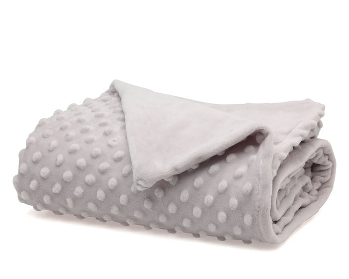 KioKids Manta Couverture Bébé Tundosada, Douce et Texturée, Gris, 80 x 110 cm, Polyester, Dès la Naissance
