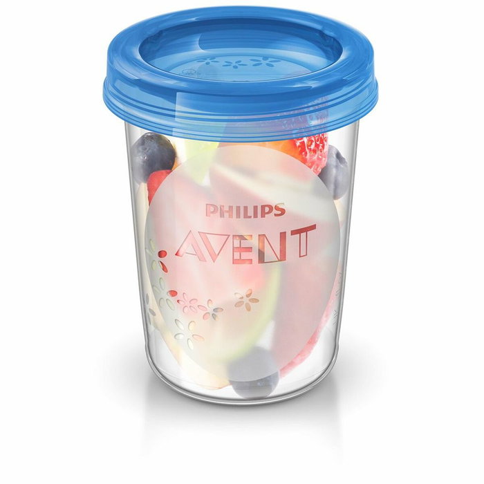 Philips Avent Set de pots de conservation de purées - 20 contenants, cuillère et livre de recettes Philips Avent Set de pots de conservation de purées - 20 contenants, cuillère et livre de recettes
