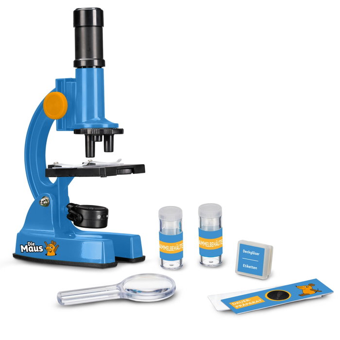 DieMaus Set de Microscope pour Enfants avec Étui DieMaus Set de Microscope pour Enfants avec Étui