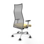 Piqueras y Crespo Chaise de Bureau Albacete Crème et Gris