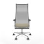 Piqueras y Crespo Chaise de Bureau Albacete Crème et Gris