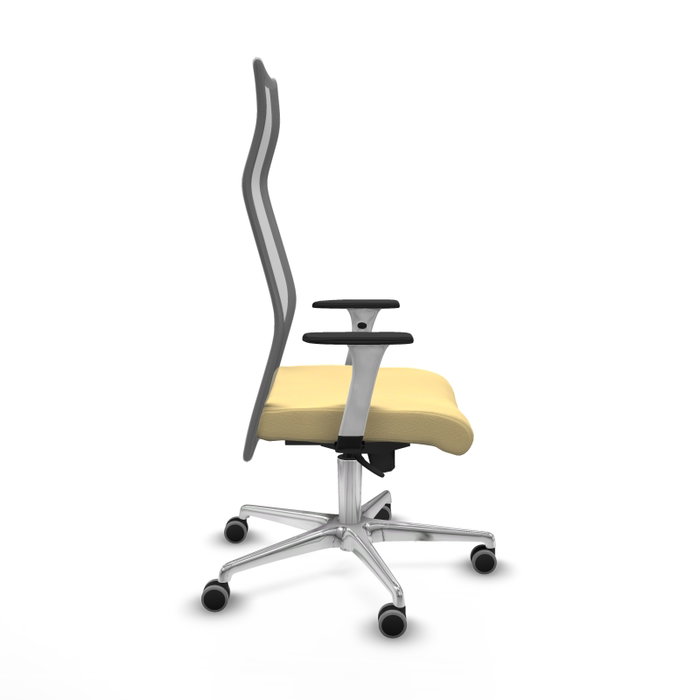 Piqueras y Crespo Chaise de Bureau Albacete Crème et Gris