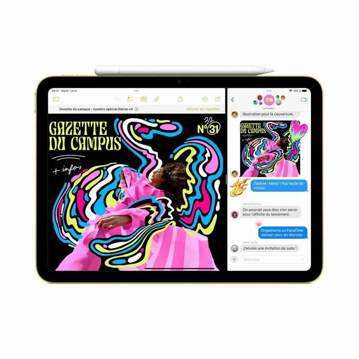 Apple iPad A16 (2025) - 11 - Wi-Fi + Cellular - 512 Go - Jaune