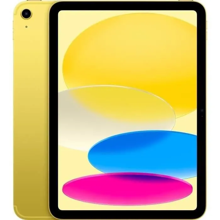 Apple iPad A16 (2025) 11" Wi-Fi + Cellular 512 Go Jaune Apple iPad A16 (2025) 11" Wi-Fi + Cellular 512 Go Jaune