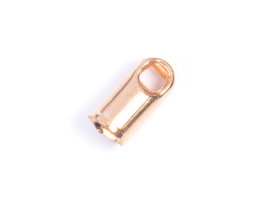 Innspiro Terminal métallique tube anilla doré 2,6x5,5mm, 10u.